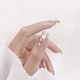 thumbnail image 4 of Nail Art 3D Acrílico Flor Nail Art Pequeña Flor Blanca Cinco Pétalos Flor Resina Pequeña Bola de Acero Nail Art Accesorios Nail Art Design DIY Nail Art Decoración MFZFUKR CPB-DE-LYY380-4, 4 of 5