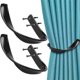 thumbnail image 1 of Juego de ganchos decorativos para cortinas para su hogar, soporte para cortinas con diseño de cono de fácil instalación para cualquier habitación, 1 of 5