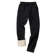 thumbnail image 1 of Pantalones largos de invierno para hombre, rectos, de terciopelo, informales, de uso diario, de rayón, 1 of 4