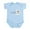 Sky Blue, variant on CafePress - Cutie Pi Body Suit - Baby Light Bodysuit, Size Newborn - 24 Months