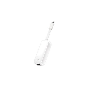 TP-Link USB C to Ethernet Adapter(UE300C), RJ45 to USB C Type-C Gigabit Ethernet LAN Network Adapter, Compatible with MacBook Pro 2017-2020, MacBook Air, Surface, Dell XPS and More, White