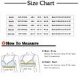 thumbnail image 3 of Busydd Bras for Women Older Full Coverage Wireless Bras for Women Comfort Supportive Front Closure Bras Fashion Floral Seamless Everyday Bra No Underwire, 3 of 5
