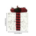 thumbnail image 4 of Set of 3 Christmas Lighted Gift Boxes with Bows - Pre-Lit LED Present Box Decor for Indoor Outdoor, Xmas Tree, Yard, and Holiday Home Decoration, 4 of 8