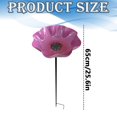 thumbnail image 3 of Bird Bath for Outside,Ground Stake Wild Bird Feeder Water Bowl,Weather‑Resistant Metal Stake Bird Bath Feeder,Weatherproof Bird Feeding Water Station Stake,Stake Bird Waterer for Backyard Patio, 3 of 4