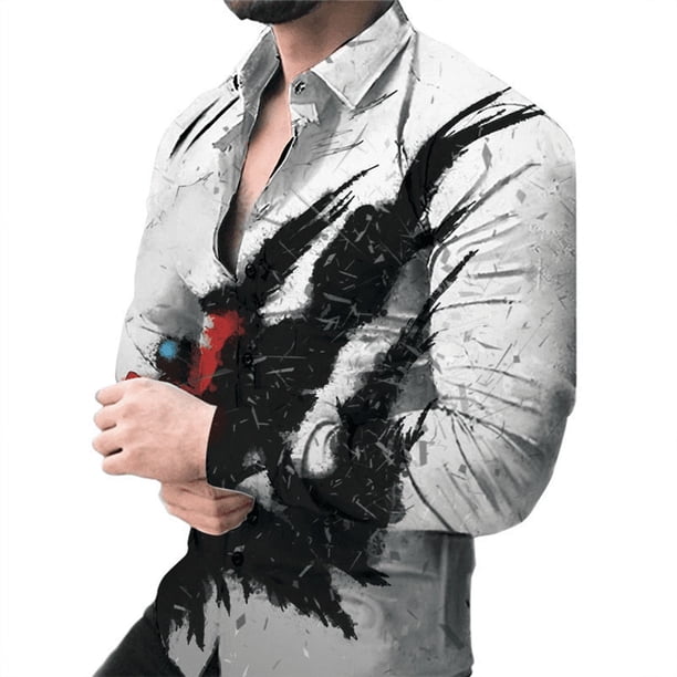 Camisa de solapa superior para hombre, moda informal para exteriores, fiesta callejera, , nuevo diseño de diseñador, suave y cómoda, gran oferta, talla grande