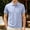 Blue, variant on COSFO Golf Mens Polo Shirt Casual Short Sleeve Striped Shirts Business with Pocket Classic Fit Collared Pullover Tops