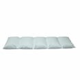 thumbnail image 2 of White Floor Pillow Lounger Cover, Big and Nested Circles Lapping over Conceptual Ocean Waves Sea Inspired Design, Nap Mat Printed Fabric Case for 5 Pillows, 88" x 36", Pale Blue White, by Ambesonne, 2 of 5