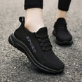 thumbnail image 6 of NOKIO Women's Running Shoes Non Slip Shoes Breathable Lightweight Fashion Sneakers Slip Resistant Athletic Sports Walking Gym Work Shoes Women Sports Shoes Lace Up Fly Woven Mesh Shoes, 6 of 9