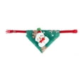 thumbnail image 2 of Christmas Bandana Collar 4 Styles Festive Cat Bandana With Adjustable Strap Santa/Snowman/deer/ Scarf For Holiday Party, 2 of 5
