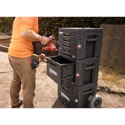 ToughBuilt StackTech 1-Drawer Locking Box, Portable Tool Storage & Equipment Organizer