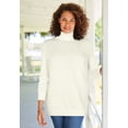 thumbnail image 4 of Woman Within Plus Size Perfect Long Sleeve Turtleneck Sweater, 4 of 6