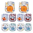thumbnail image 1 of Juego De 10 Baberos Impermeables Para Bebe Unisex Color Azul, 1 of 6