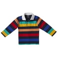 thumbnail image 3 of Polo Rugby à Manches Longues Rayé en Coton pour Garçons - Multicolore - Taille 18, 3 of 3