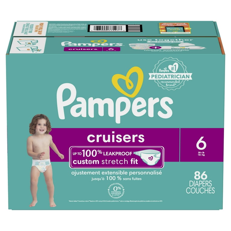 Pampers Cruisers Diapers Size 6 86 Count Select for More Options