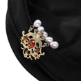 thumbnail image 4 of QSAWXQZ Men's Renaissance Beret Medieval Tudor Hat Tassel Halloween Party Cap Free Size, 4 of 6