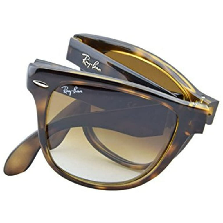 Ray-Ban Folding Light Havana Plastic Frame Brown Gradient Lens