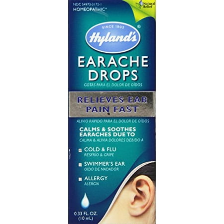 Hyland's Earache Drops Natural Homeopathic .33oz