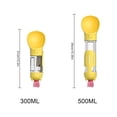 thumbnail image 2 of Portable Dog Cat Water Bottle Food Feeder Drinker Poop Dispenser 3 In 1 Leak-proof Multifunctional, 2 of 5