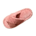 thumbnail image 2 of Willtoo Slippers for Women Corduroy House Slippers Arch Support Slide Slippers Pink 5.5 Wide, 2 of 5