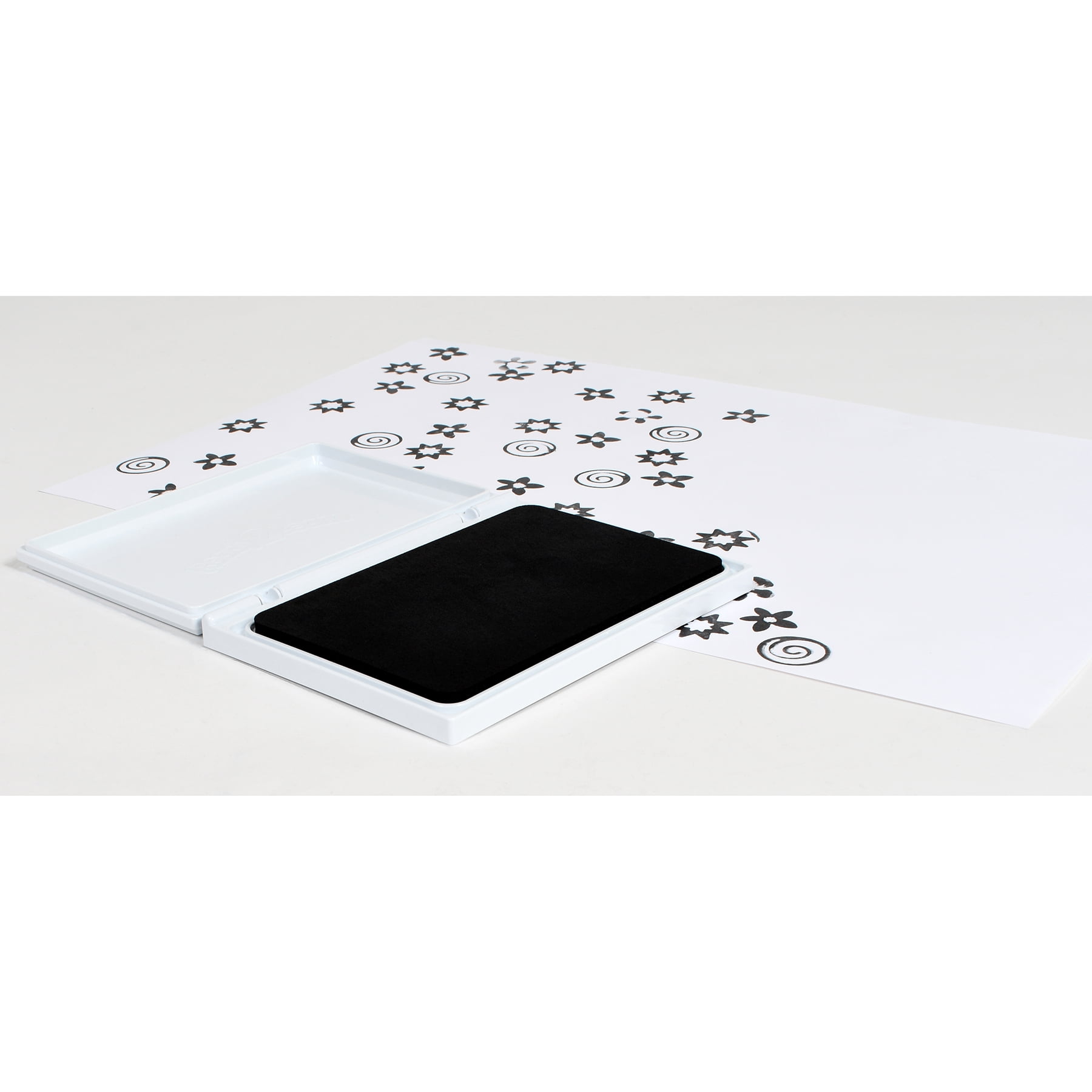 Center Enterprises Ready2Learn Jumbo Washable Stamp Pad Black Ink Pack of 2 (CE-10030-2)