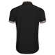 thumbnail image 2 of Men's Summer Solid Color Casual Short Sleeve Shirt Collar Stripe Contrast Fashion Button Shirt 3XL, 2 of 3