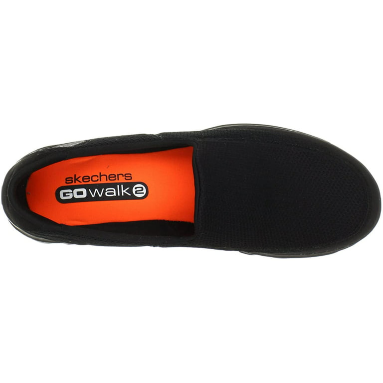 Audaz Adular voz Skechers Performance Men's Go Walk 2 Sneaker, Black, 9.5 M US - Walmart.com