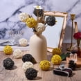 thumbnail image 4 of 15Pcs 3 Colors Wicker Rattan Balls Decorative Orbs Vase Fillers for Craft Party Wedding Decoration Mixed Color 49~50mm 5pcs/color DIY for DIY, 4 of 7
