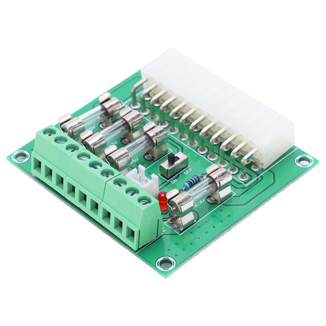 ATX Power Board, Resin Voltege Adapter Module Portable For DIY ANGGREK ATX Module
