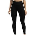 thumbnail image 2 of Yoga Pants Women Clearance Lounge High Waisted Elastic Waistband Yoga Pants Women with Pockets Stretch Tummy Control Running Workout Pants with Pockets for Women Athletic Non-See Black M, 2 of 7