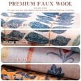 thumbnail image 5 of ChakmeOne 6x9 Area Rugs for Living Room,Pink Animal Print Machine Washable Rugs,Non-Slip Stain Resistant,Low Pile Forest Carpets for Bedroom,Dining Room,Farmhouse,Office,Kitchen, 5 of 9