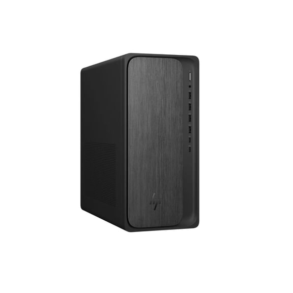 Restored HP M02-0127c OmniDesk Tower AMD Ryzen 7 8700G 4.2 GHz 32GB DDR5 1TB SSD AMD Radeon 780M Windows 11 Home Desktop, Black