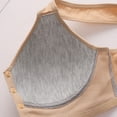 thumbnail image 5 of Womens Plus Size Front Closure Bras 2X-7X Wireless Push Up Comfortable Large Bust Underwear Ladies Solid Full-Coverage Support Bralettes, 5 of 7