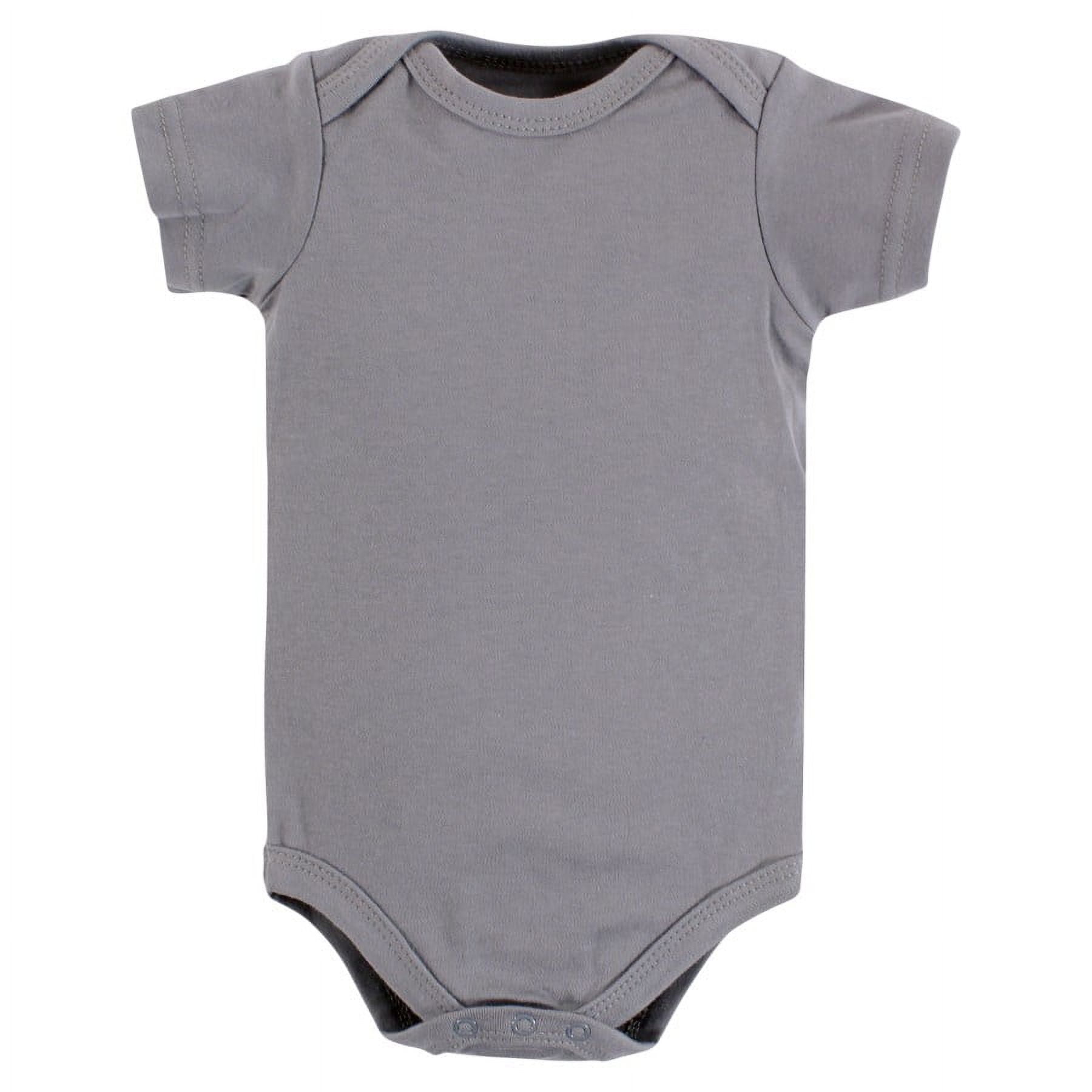 Hudson Baby Cotton Bodysuits, Brown Bear, 0-3 Months