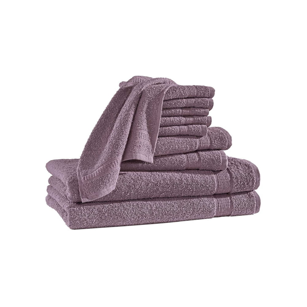 10 Piece Terry Bath Towel Set