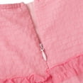 thumbnail image 3 of NIPAXO Girls Dress Summer Flutter Sleeve Crewneck Fully Lined Tiered Ruffle Flowy Boho Casual Dress for Kids, 3 of 7