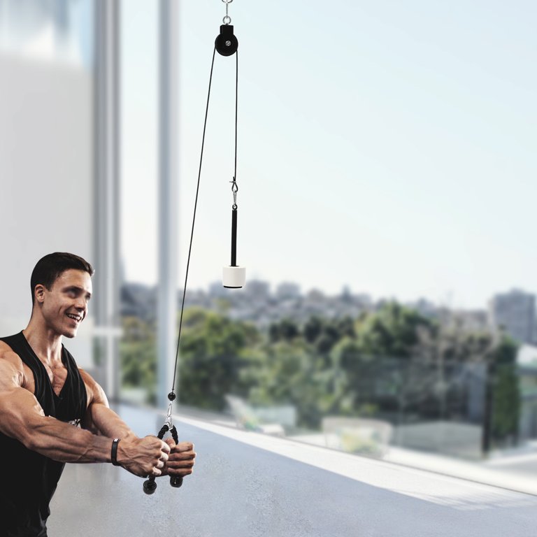 Système De Poulie à Câble Pour Home Gym - Charge 100kg, Facile à Nettoyer, à Monter, Marque KONKENIE
