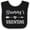 Black and White, variant on Inktastic Grammy Valentine Grandchild Boys or Girls Baby Bib