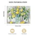 thumbnail image 3 of Nawypu  Watercolor Lemons In Mason Jar Landscape Canvas Wall Art Print, Farmhouse Citrus Floral Bouquet Painting, Lemons and Limes Artwork, 3 of 6