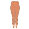 thumbnail image 3 of ATENAR Women Pants Comfortable High Waist Pants Workout Pant Gold L, 3 of 9