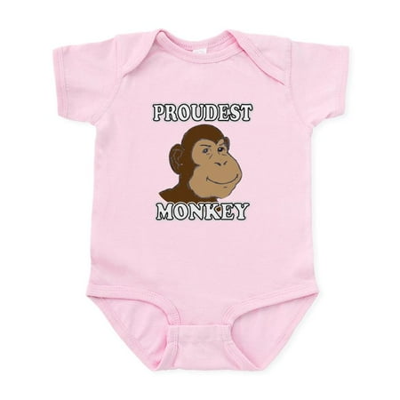 

CafePress - Proudest Monkey Infant Bodysuit - Baby Light Bodysuit Size Newborn - 24 Months