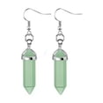 thumbnail image 5 of K-KED 10 Pairs Hexagonal Pointed Gemstone Earrings Quartz Crystal Chakra Healing Stone-Red Turquoise, 5 of 9