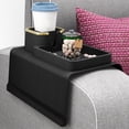 thumbnail image 3 of FNNMNNR Cup Holder  Silicone Couch Anti-Spill Tray   Food Grade Silicone - Sofa Cup Holder Tray for Arm Chair Couch Coaster  Armrest Remote Control and Cellphone Organizer Holder, 3 of 10