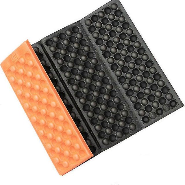 Cojín de espuma plegable Yashi para asiento de camping color naranja suave