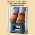 thumbnail image 5 of Tkrady Folding Step Stool, Foldable Step Stool Lightweight Sturdy Safe for Kids Adults, Easy Open One Flip Non-Slip Folding Stool for Kitchen Bathroom Bedroom 1Pc, 5 of 5