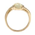 thumbnail image 3 of 14KT Yellow Gold Ethiopian Opal With Diamond Ring, 3 of 5