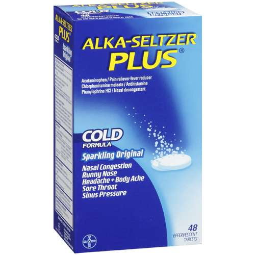 Alka-seltzer Alka Seltzer Plus Cold