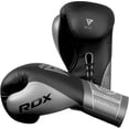 thumbnail image 3 of RDX Boxing Gloves for Fighting Muay Thai Mitts, Maya Hide Leather Mark PRO Lace-Up Training Glove for Sparring, Kickboxing, Punch Bags, Focus Pads and Double End Ball Punching, 3 of 10