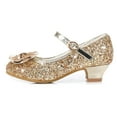 thumbnail image 6 of LNMQLPDBS Princess Shoes Girls Heels Princess Dress up Shoes Little Girl Dress Shoes Cinderella Shoes for Girls with Diamond Shiny Sandals Princess Shoe, 6 of 9