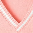 thumbnail image 5 of CYRBOKO Girls Sweater Vests, Lightweight V-neck Knited Sleeveless School Uniform Vests Pink Size 3-16 T, 5 of 5