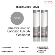 TENGA Lotion Solid 5.75 Oz. x 2 Bottle Set Water-Based/Vegan Lubricant for Male Strokers